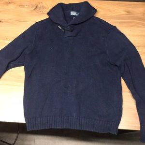 Polo Ralph Lauren shawl collar cotton sweater